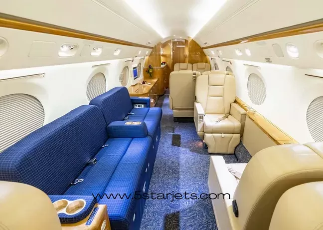 Interior of this jet as seen from the rear