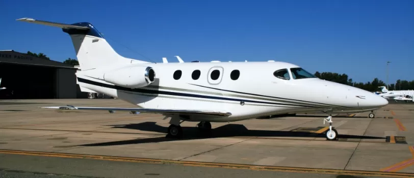 A Very Light Jet Beechcraft Premier I parked