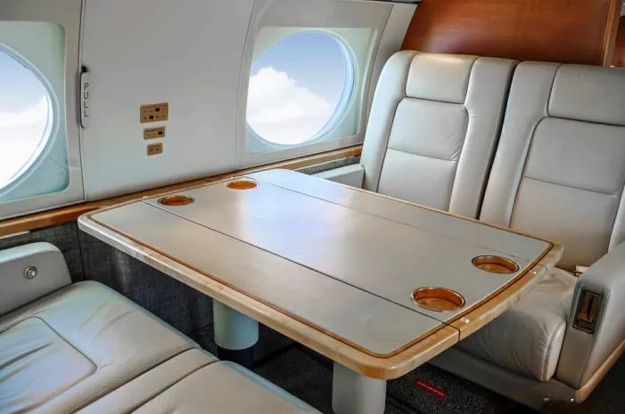 Tables and airplane amenities for sale