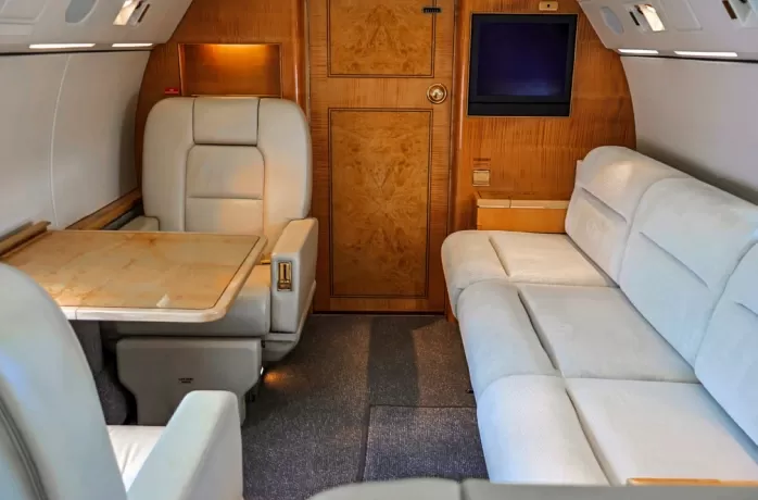  Armchairs and comfortable seats in the Gulfstream GIVSP 