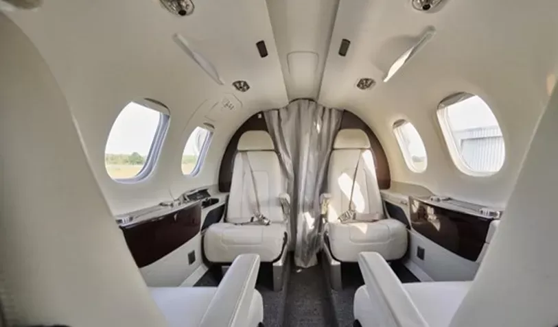 Embraer Phenom 100EV interior layout 