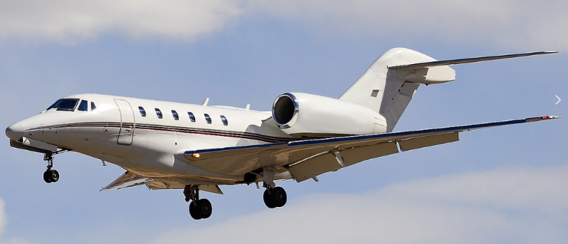 Cessna Citation Sovereign crossing the skyes