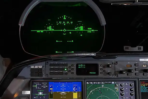 Navigation instruments in a private aircraft