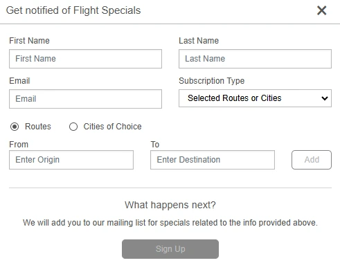 How to subscribe for Private Flight Deals by 5 Star Jets
