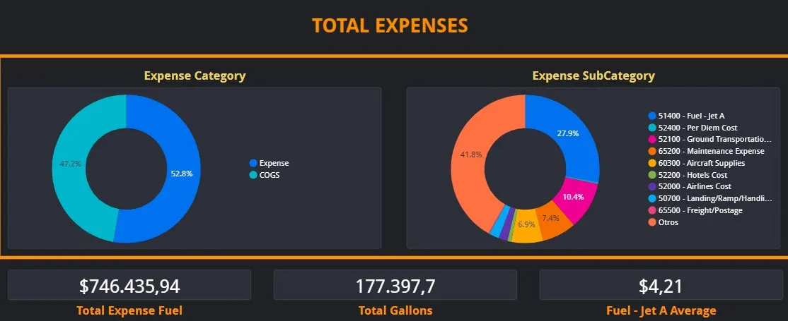 Complete wiew about expenses