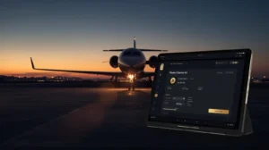 Private aviation paying with crypto