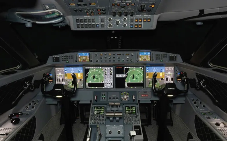 Gulfstream G650ER APU Panel