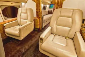 Presidencial chairs of an amazing Gulfstream GIV for sale
